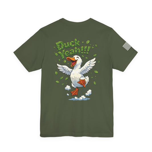 Duck Yeah! Dancing Duck graphic tee | Short Sleeve Tee