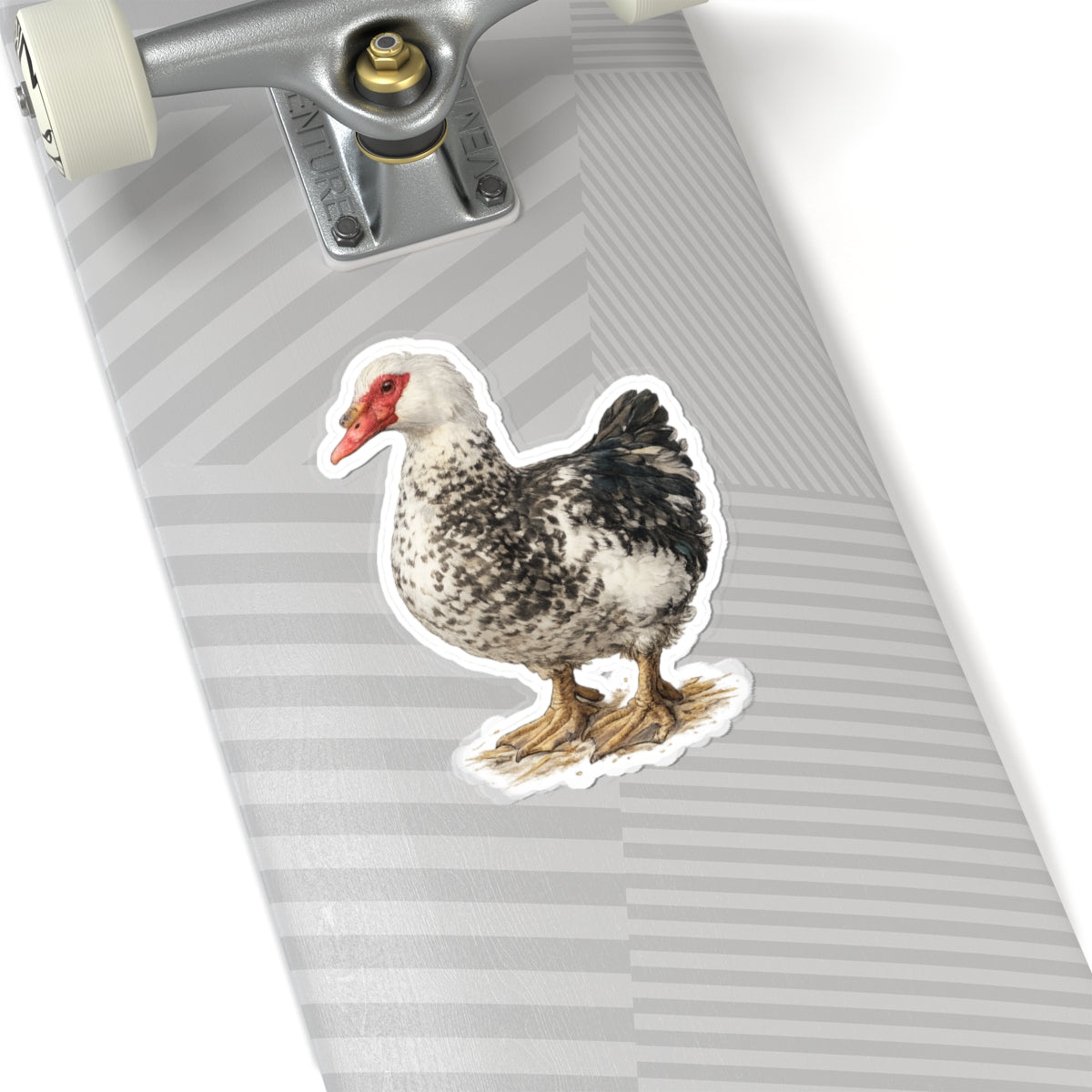 Sampson the Muscovy Duck Sticker – Rescue Duck Vinyl Sticker | Fort Fluffy Butt